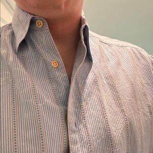 Men's Tommy Bahama Blue Striped Shirt